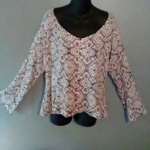 Cato blouse size small Boho light and fun